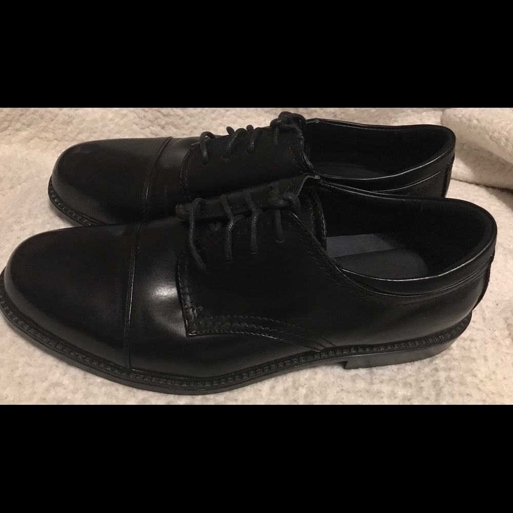 Robert David Men’s Black Lace Up Dress Shoes in Original Box - 12EEE (Wide) - Picture 3 of 13